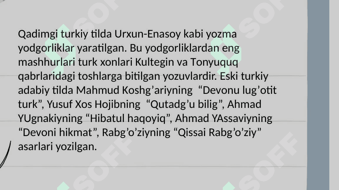 Hozirgi o'zbek adabiy tilining tarixiy ildizlari va dialektal asoslari 4