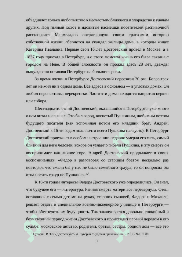 Образ Петербурга в рамане Достоевского Преступление и наказание. 7
