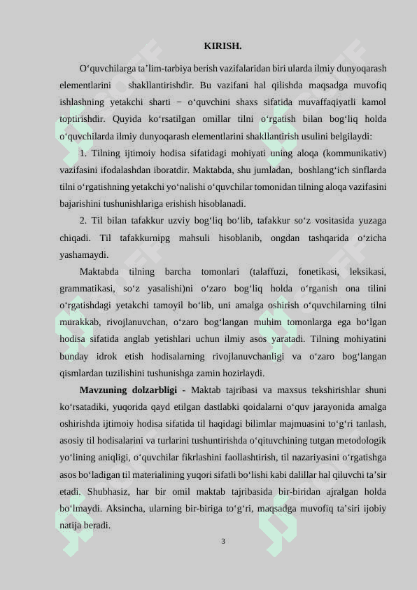 BOSHLANG‘ICH SINFLARDA ONA TILI DARSLARINING TURLARI 3