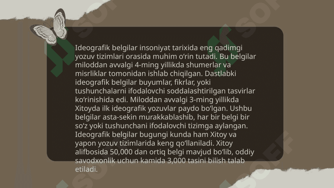 Taqdimot-ideografik yozuv ona tili 4