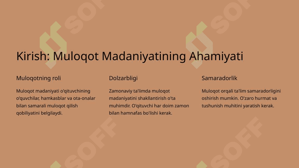 O’qituvchilarda muloqot ma’daniyatini shakllantirishda zamonaviy texnologiyalardan foydalanishning pedagogik asoslari. 3