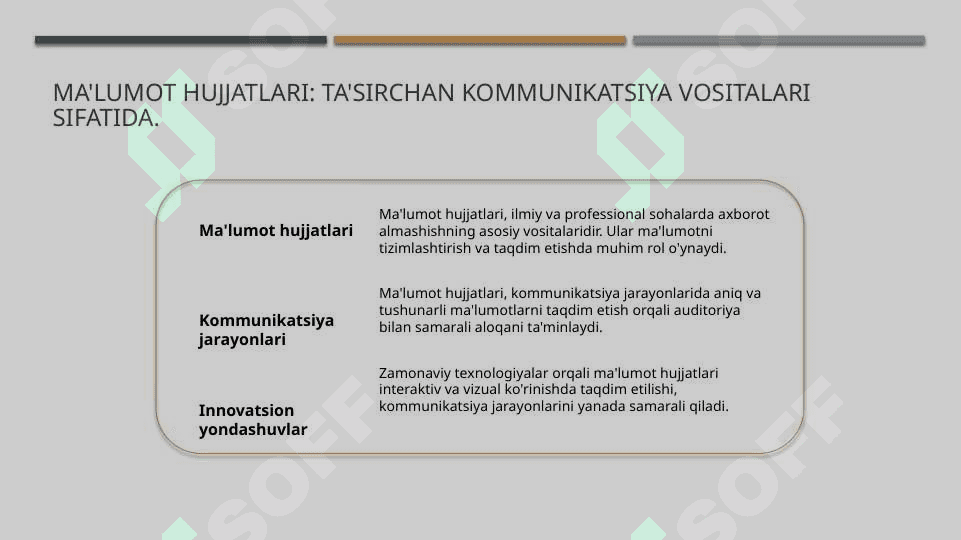 Ma lumot va axborot hujjatlari.Ona tili 5