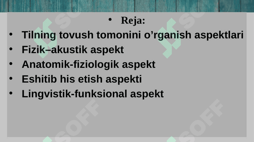 Fonetikaning to‘rt aspekti 2