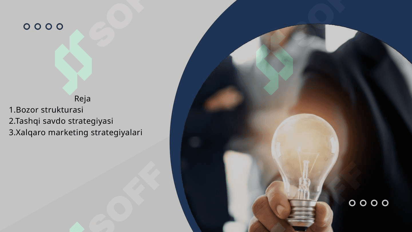 GLOBAL ISTE’MOL BOZORLARI:  STRUKTURASI VA STRATEGIYALARI 2