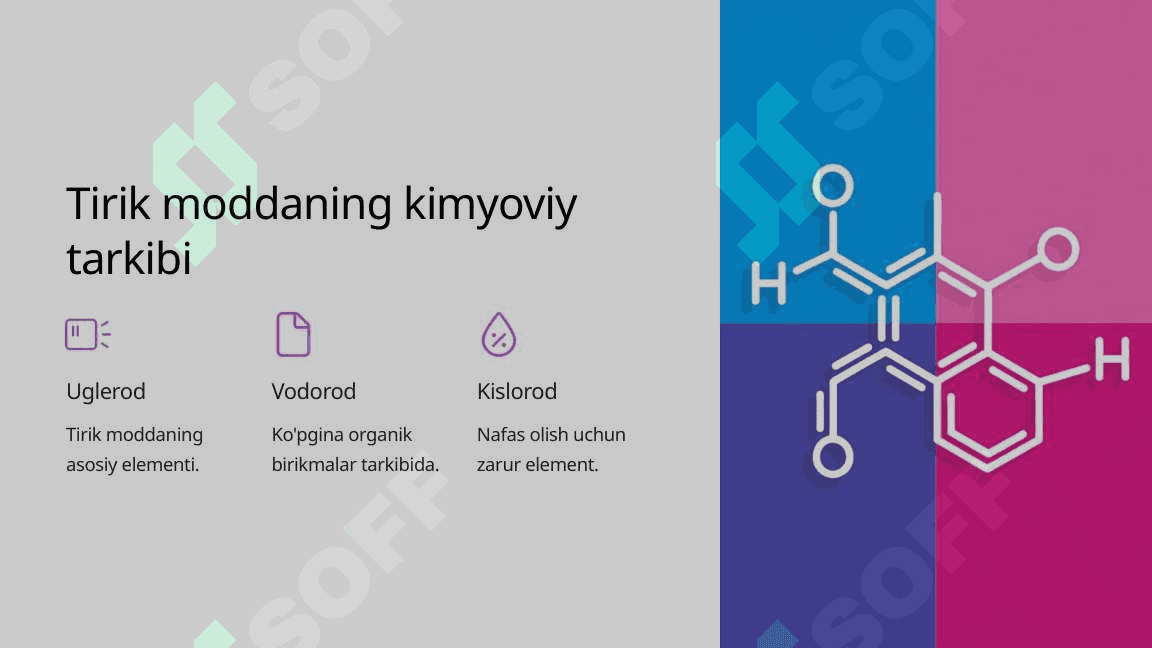 Biosferadagi tirik moddaning xususiyatlari va funksiyalari 4