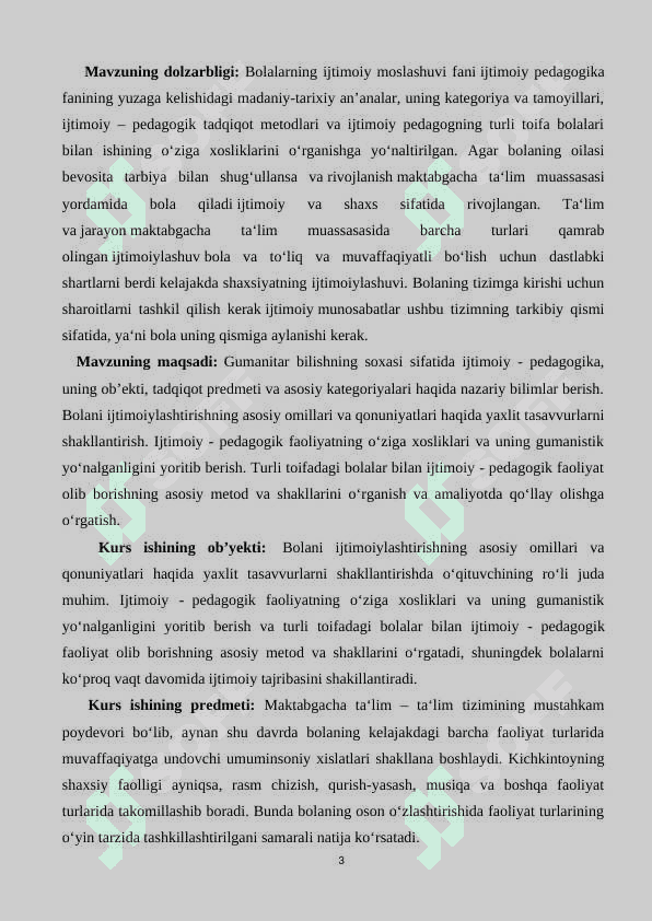 Bolalarda ijtimoiy tajribasini shakillantirish metodikasi 3