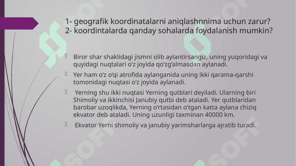 Geografik koordinatalar 2