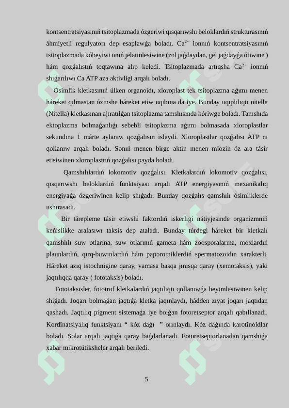 Tropizm hám Nastiyalar 5