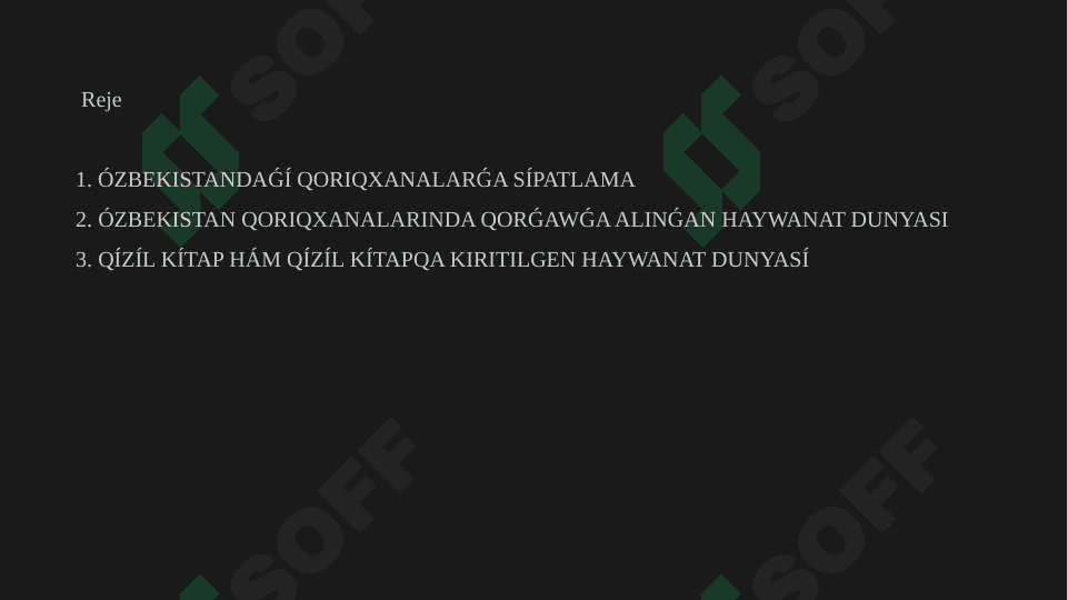 Ózbekstannıń qorǵawǵa alınǵan aymaqları 2