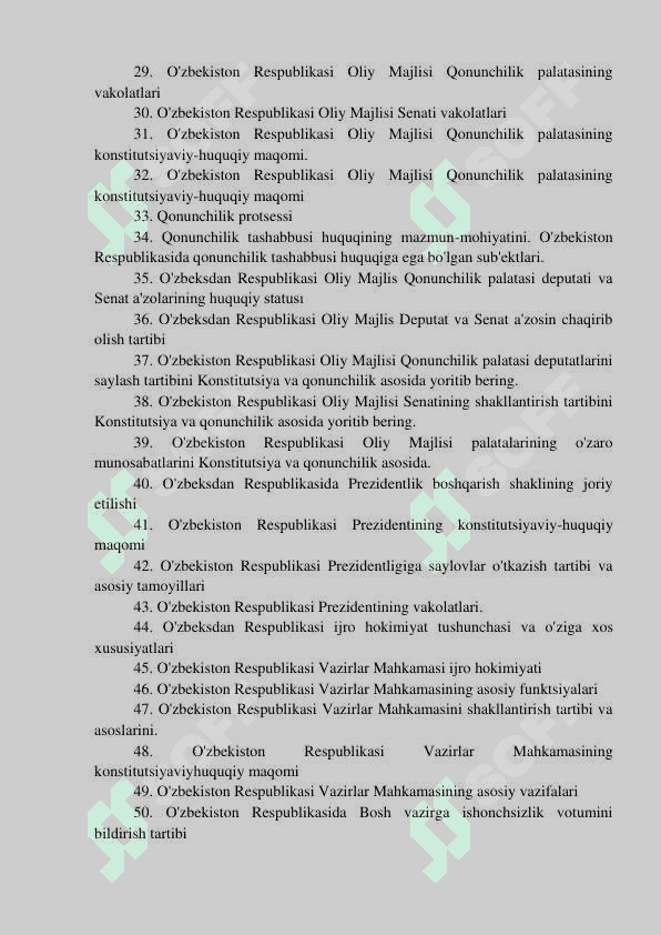 konstitutsiyaviy huquq fanidan sessiya savollari o'zbek va qoraqalpoq tilida 2