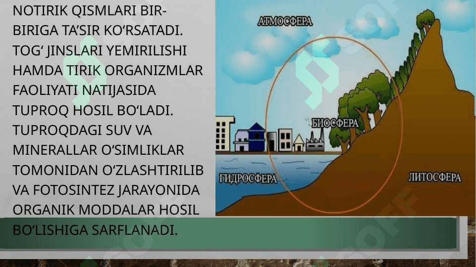 BIOSFERA MODELINI YASASH 3