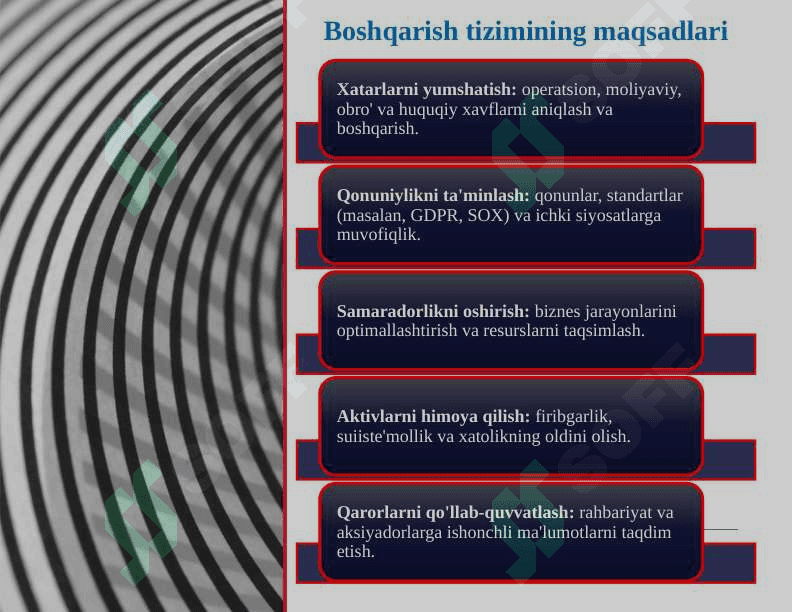 Korporativ boshqaruvda nazorat tizimi 2