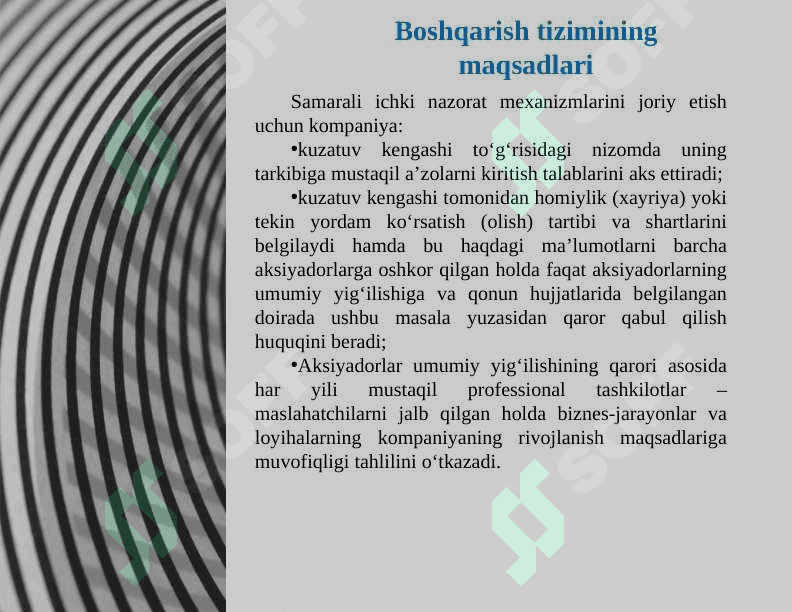 Korporativ boshqaruvda nazorat tizimi 3