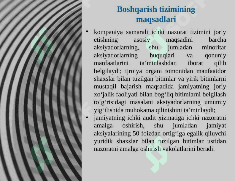 Korporativ boshqaruvda nazorat tizimi 4