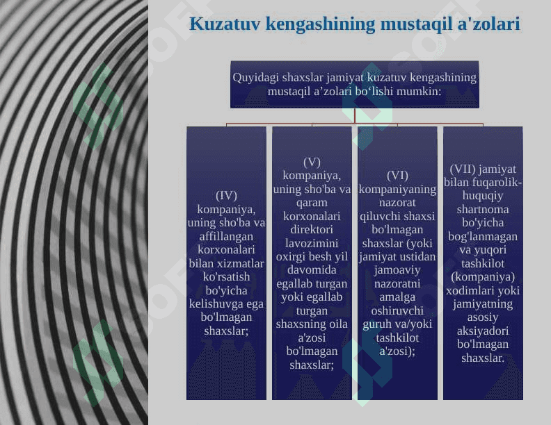 Korporativ boshqaruvda nazorat tizimi 8