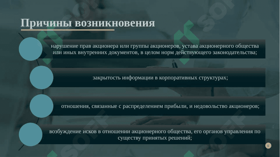 Корпоративные конфликты и их профилактика 5