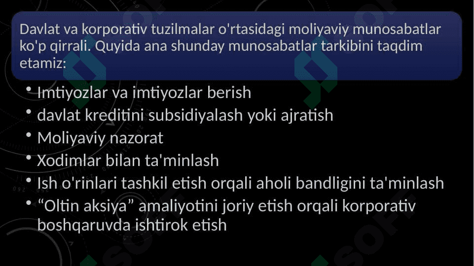 Korxonaning moliyaviy siyosati va uning asosiy yo'nalishlari 8