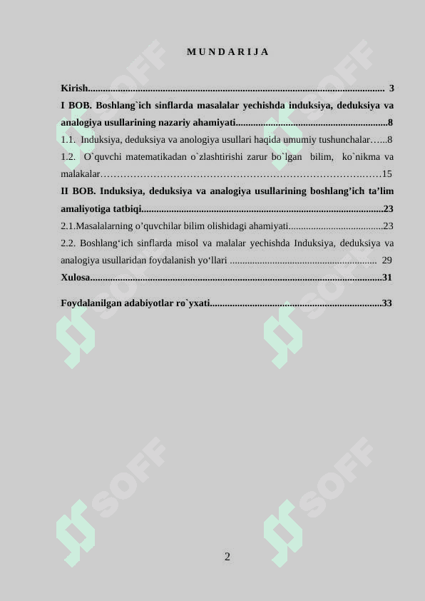 INDUKSIYA, DEDUKSIYA VA ANALOGIYA METODLARI 2
