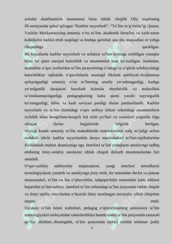 BOSHLANG‘ICH SINFLARDA MATEMATIKA O‘QITISHDA KOMPETENSIYAVIY YONDASHUV 4