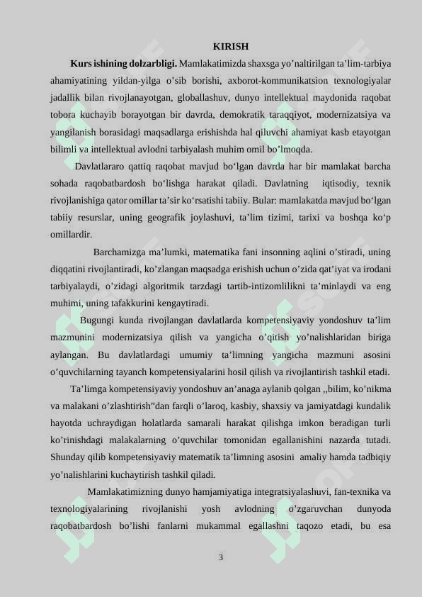 BOSHLANG’ICH SINFLARDA   GEOMETRIK MATERIALLARNI O’RGATISH VA O‘RGANISH METODIKASI 3