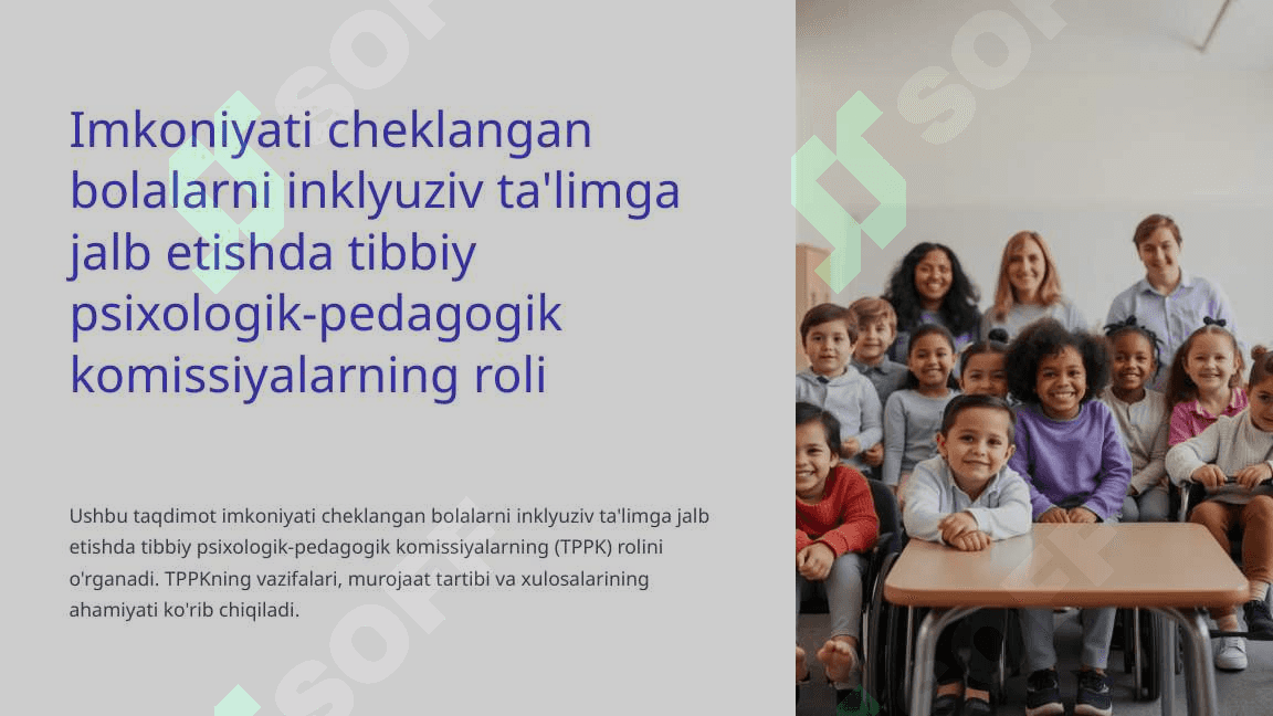 Imkoniyati cheklangan bolalarni inklyuziv ta'limga jalb etishda TPPK roli 2