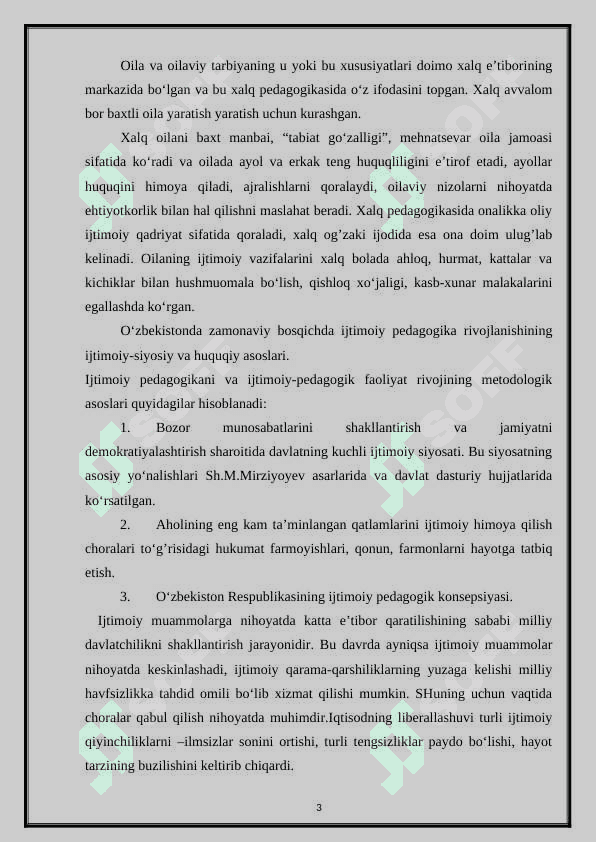 O‘zbek xalq pedagogikasida ijtimoiy pedagogik g‘oyalar 3