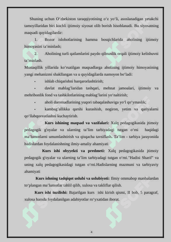 O‘zbek xalq pedagogikasida ijtimoiy pedagogik g‘oyalar 4