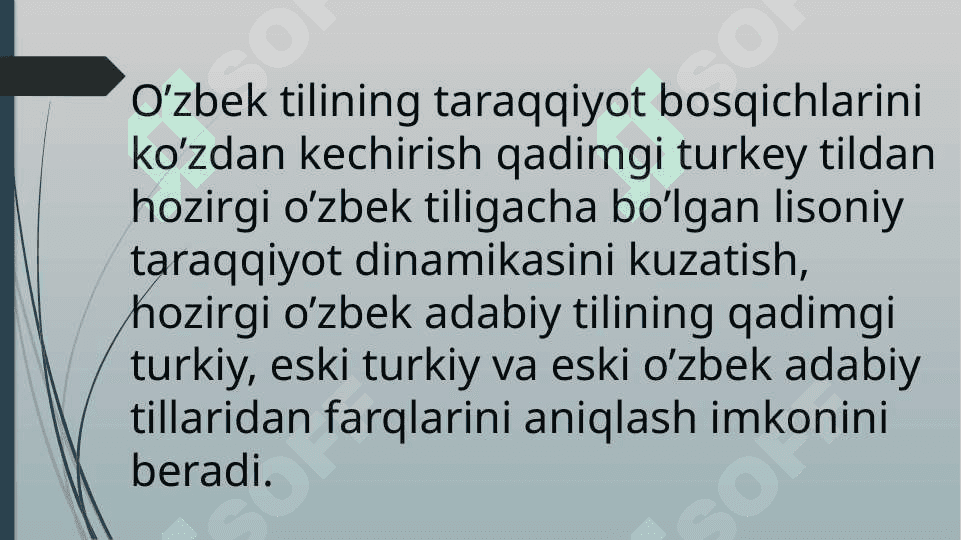 Hozirgi o’zbek tilining tarixiy ildizlari va dialektal asoslari 7