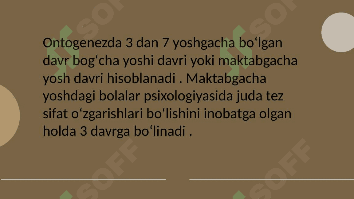 Kichik maktab yoshi davrining psixik rivojlanish xususiyatlari 3