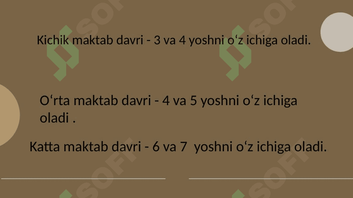 Kichik maktab yoshi davrining psixik rivojlanish xususiyatlari 4