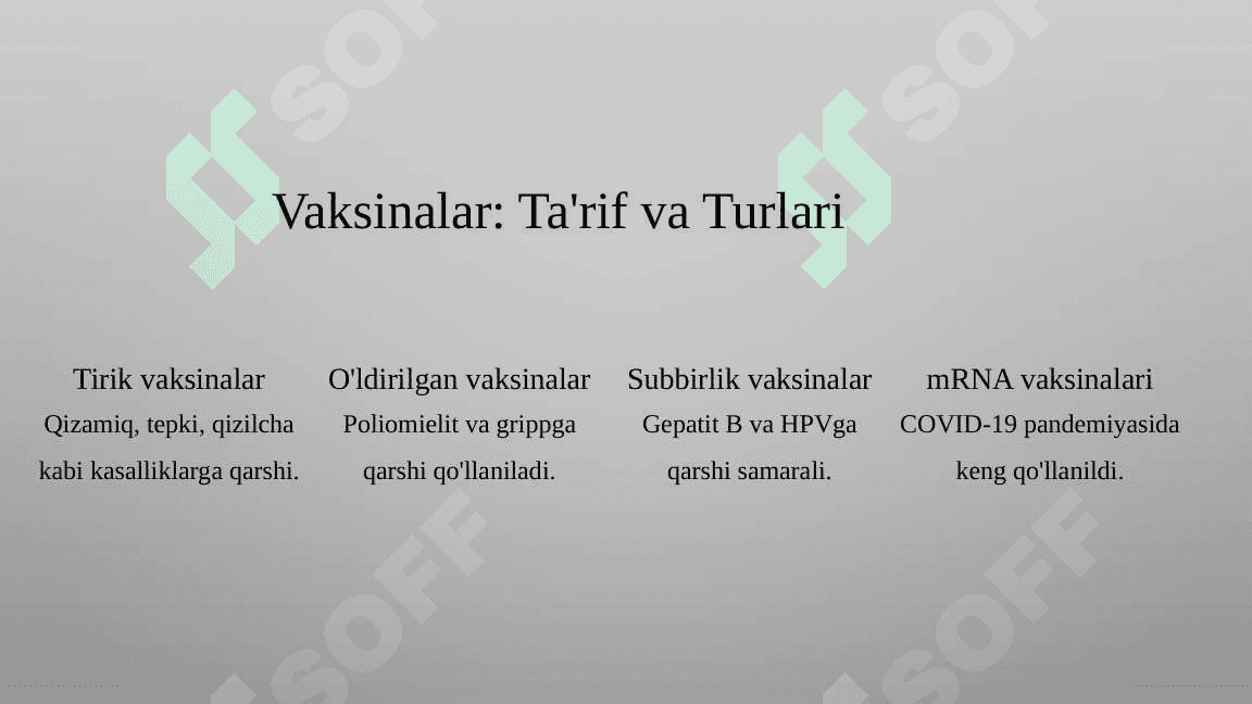 Vaksinalar va anatoksinlar haqida tushuncha 3
