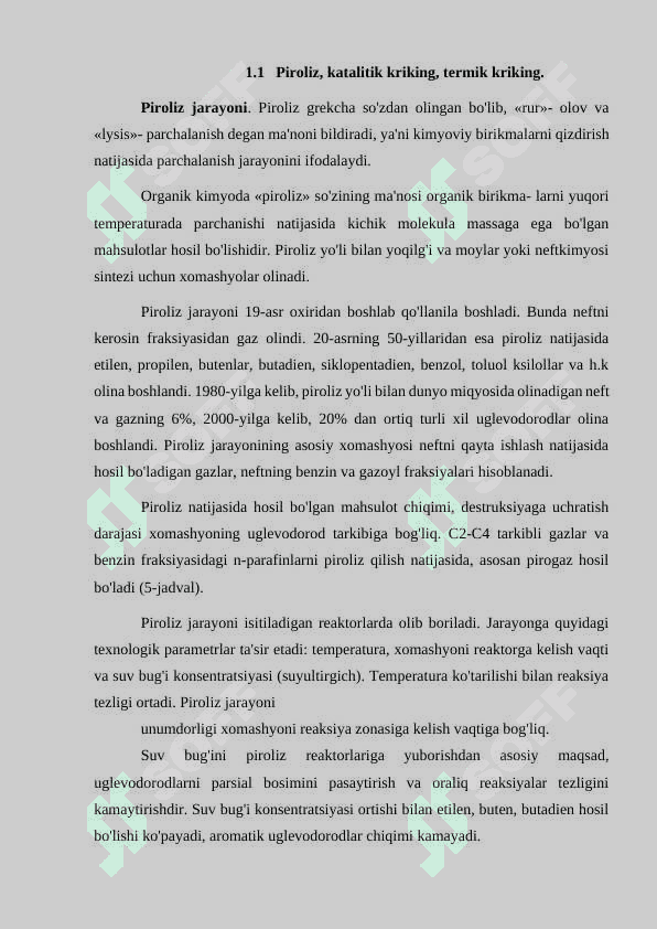 Neftni termik qayta ishlash jarayonlari 7