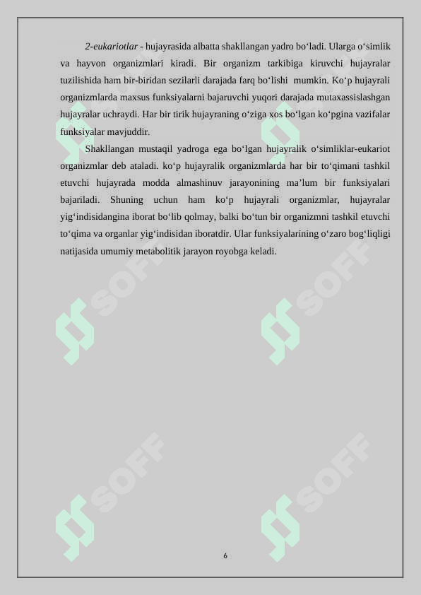 O’simlik hujayrasining tuzilishi 6