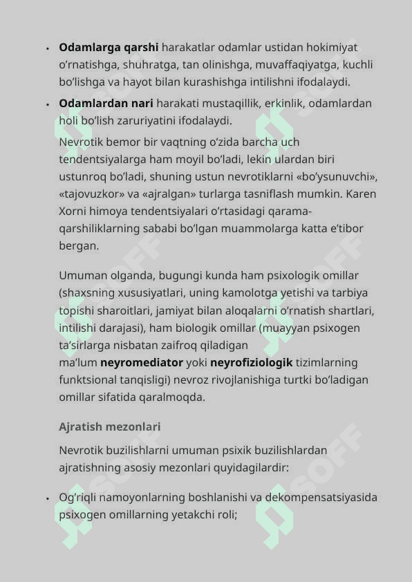 Nevroz — rivojlanish sabablari va mexanizmlari, alomatlari, davolash, oldini olish 4