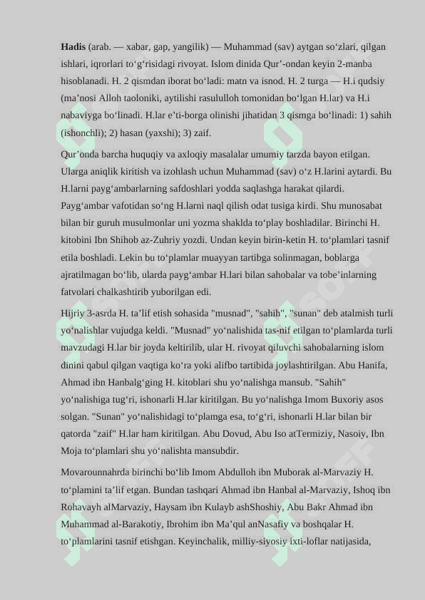 Hadislarda milliy va diniy qadriyatlarning aks etishi 2