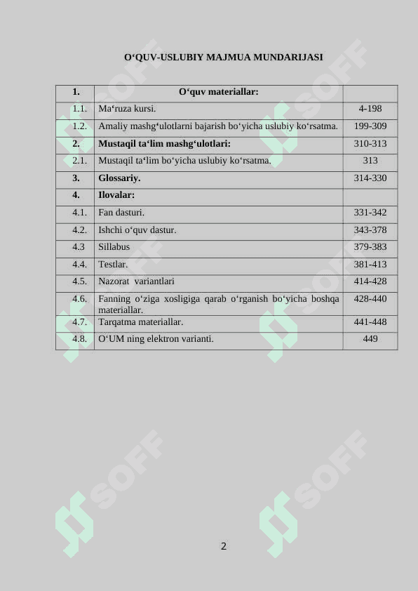 “IQTISODIY TAHLIL VA AUDIT”  FANIDAN  O‘QUV-USLUBIY MAJMUA    Bilim sohasi:	200000 –   Ijtimoiy soha, iqtisod va huquq Ta’lim sohasi:	230000 –   Iqtisod Ta’lim yo‘nalishi:	5230100 – Iqtisodiyot (tarmoqlar va sohalar) 5230200 – Menejment (tarmoqlar va sohalar) 2