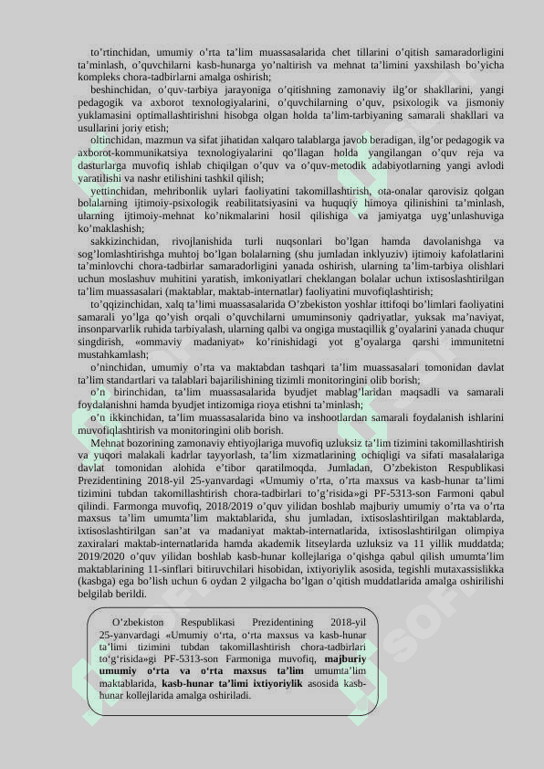 PEDAGOKIKA FANIDAN UMIKA HIMESDAN OLINGAN MAVZULAR TOPLAMI 4
