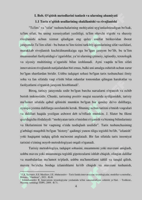 O’qitish metodlarini tanlash va ularning ahamiyati 4