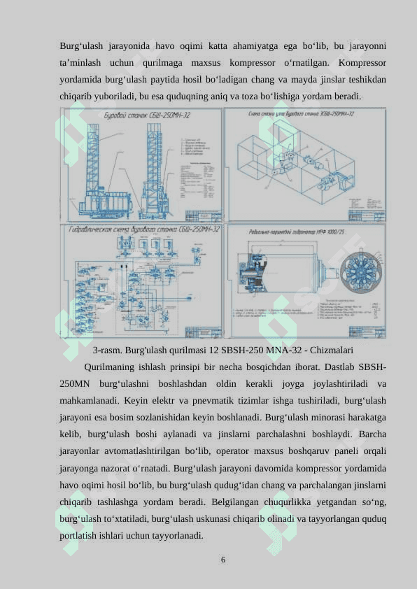 SBSH-250MN burgʻulash qurilmasi asosiy elektr uskunalari 6