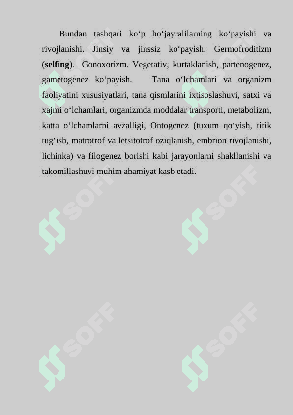 PLASTINKALILAR,G'OVAK TANLILAR  VA TAROQSIMONLAR TIPLARI 4