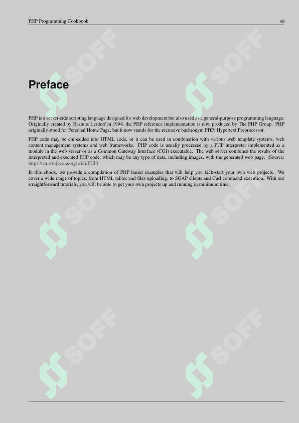 PHP Programming Cookbook 8
