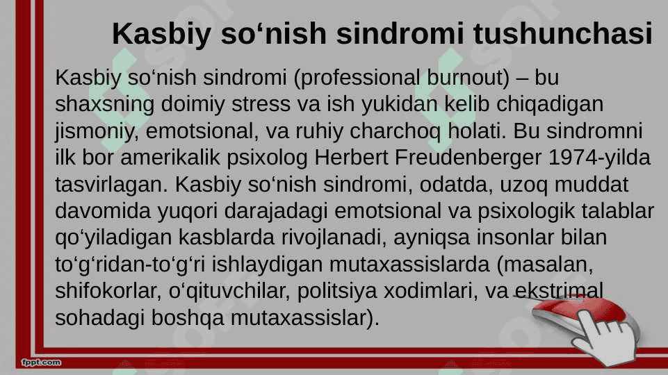 Ekstrimal sohadagi mutaxassislarda kasbiy so‘nish sindromi profilaktikasi 3