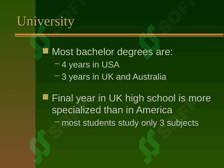 education in USA, Uk, Australia 4