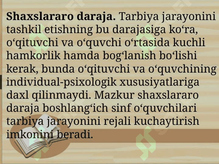 BOSHLANG‘ICH TA’LIMDA TARBIYA JARAYONINI INSONPARVARLASHTIRISH VA DEMOKRATLASHTIRISH 6