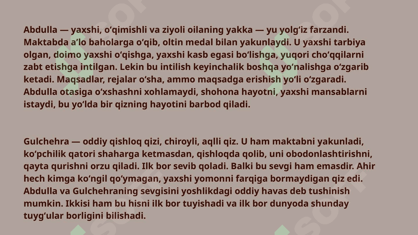 O'lmas Umarbekov Odam bo'lish qiyin asari 6
