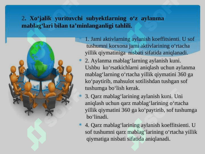 MOLIYAVIY BARQARORLIK  TAHLILI 5