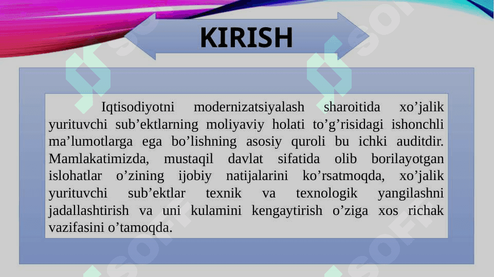 Ichki auditni tashkil etish asoslari 3