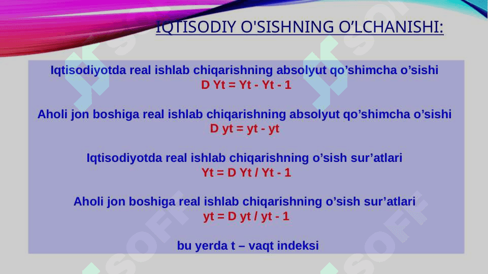 Iqtisodiy o'sish va milliy boylik 7