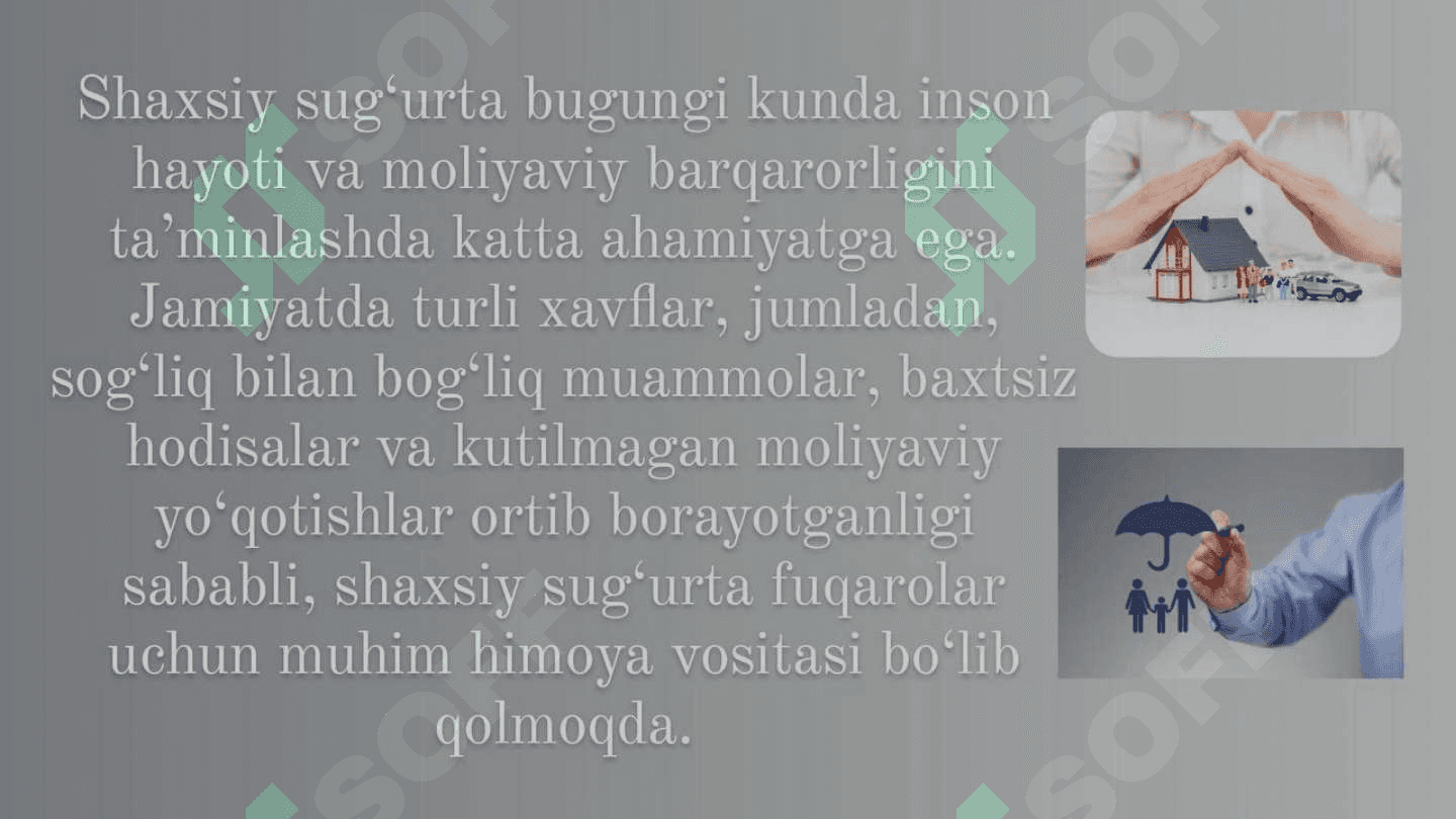 Shaxsiy sug’urtaning ahamiyati 3