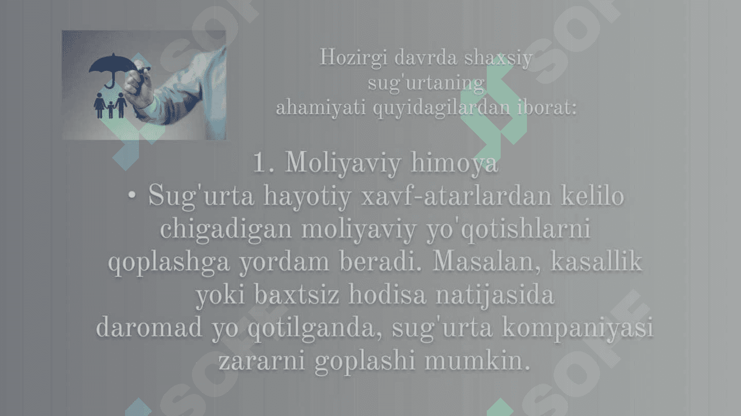 Shaxsiy sug’urtaning ahamiyati 4